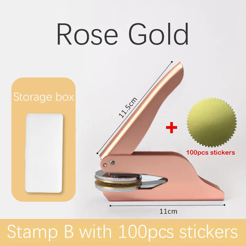 Book Wedding Embosser Stamps Customized Designs Personalized Embossing Stamp Custom Handheld Envelope Invitation Card Seals DIY