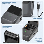 YINSITOM 20-50mm Mini Portable Thermal Printer Bluetooth Barcode Hand Multifunctional Price Label Sticker Maker Android / iOS