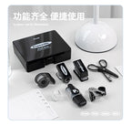 Kawaii 4/8pc Portable Stationery Multi Functional Tool Box Efficiency Set Puncher Stapler Adhesive Tape Mini School Supplies
