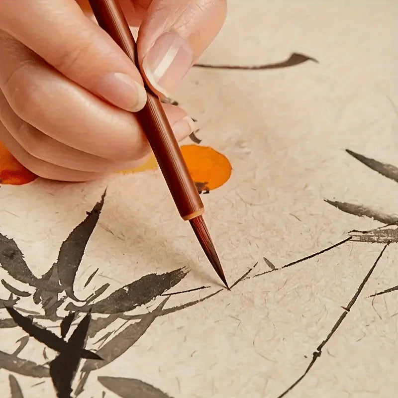 Fine Line Art Brushes, Handmade, Chinese Calligraphy and Precision Designed Digital Painting Brushes