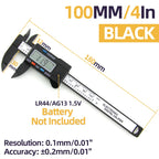 Plastic Caliper Pachometer Digital Caliper Electronic Ruler Vernier Digital Caliber Measuring Tool Digital Calibrator Micrometer