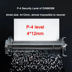 High Speed Fully Automatic Electric Paper Shredder Machine Cross Cut 4*12mm 80 Sheet Auto Feed Office COMET AF-780