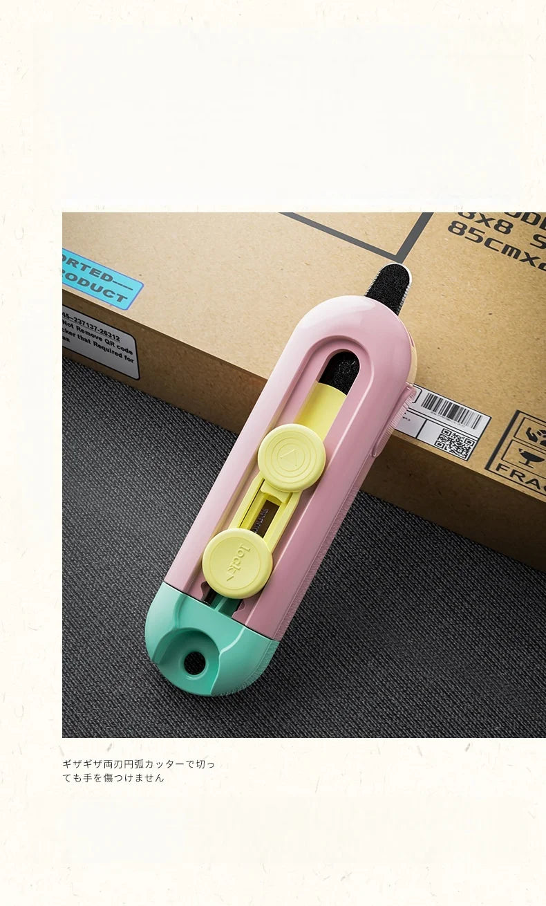 Magnetic Suction Utility Knife, Mini Portable Box Opener, Letter Opener, Paper Cutter, Home Office Supplies