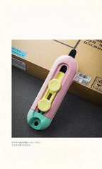 Magnetic Suction Utility Knife, Mini Portable Box Opener, Letter Opener, Paper Cutter, Home Office Supplies