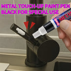 Metal Touch-Up Paint Pen | Black/White/Gray | Faucet Scratch Repair | Bathroom Kitchen & Car Rim Restoration