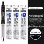ZEBRA SARASA Dry airfitgrip Gel Pen 0.5/0.4mm Black Core Quick-Drying Smooth Writing Stylos boligrafo gel Stationery for school
