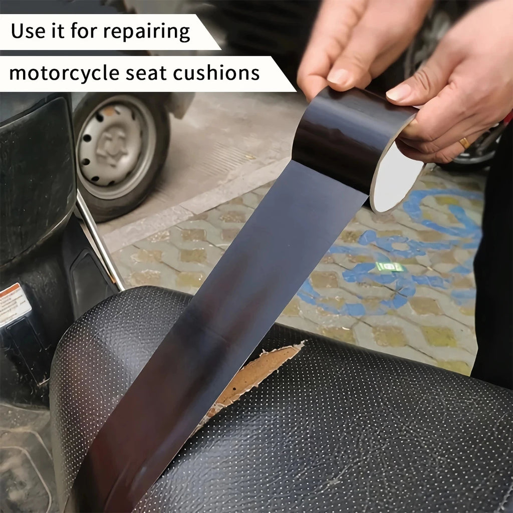 Black Duct Tap Tear by Hand Heavy Duty Carton Sealing Packing Cloth Duct Tape Waterproof Muti-Purpose Craft Repair Pipe Tape