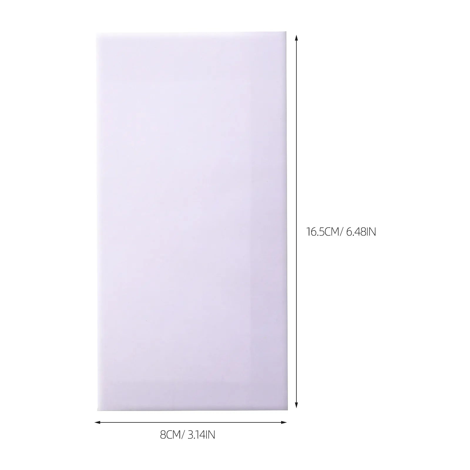 60Pcs Paper Envelopes Business Security Self Seal Simple Style Convenient Letter Sized Multi Function Writing Invitation Card