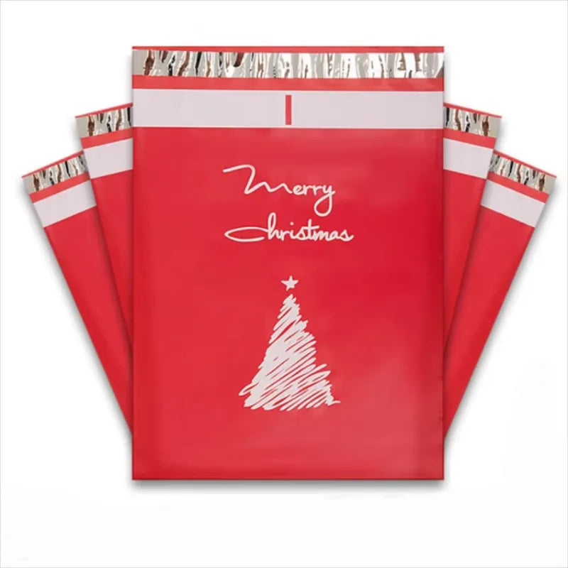 Poly Mailer Adhesive Envelope Courier Print Bag DIY Lady Panties Dress T-shirt Wedding Xmas Gift Box Packaging Pouches