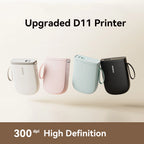 Niimbot D11 Mini Printer Wireless Phone Pocket Thermal Label Maker USB Rechargeable Inkless DIY Name Price Tag Sticker Machine