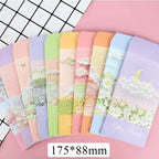 100Pcs Colorful Printing daily romance life envelope pink daisy Office Paper Envelopes Oil painting School Supplies 175*88mm