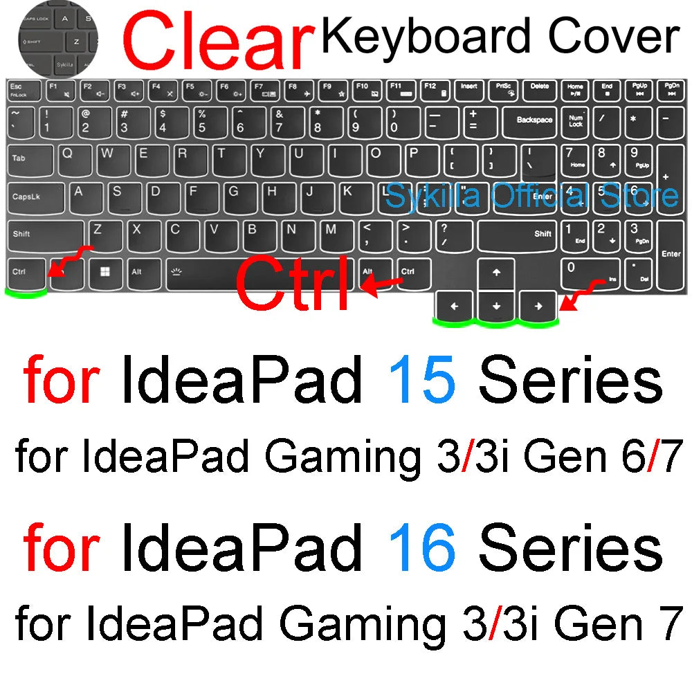 Keyboard Cover for Lenovo IdeaPad 15 3 Slim 3i 3x 5 5a 5i 1 1i 15AGP11 15AHP11 15IPH11 15IWC11 Silicone Protector Skin Case 11