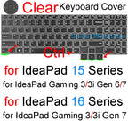 Keyboard Cover for Lenovo IdeaPad 15 3 Slim 3i 3x 5 5a 5i 1 1i 15AGP11 15AHP11 15IPH11 15IWC11 Silicone Protector Skin Case 11