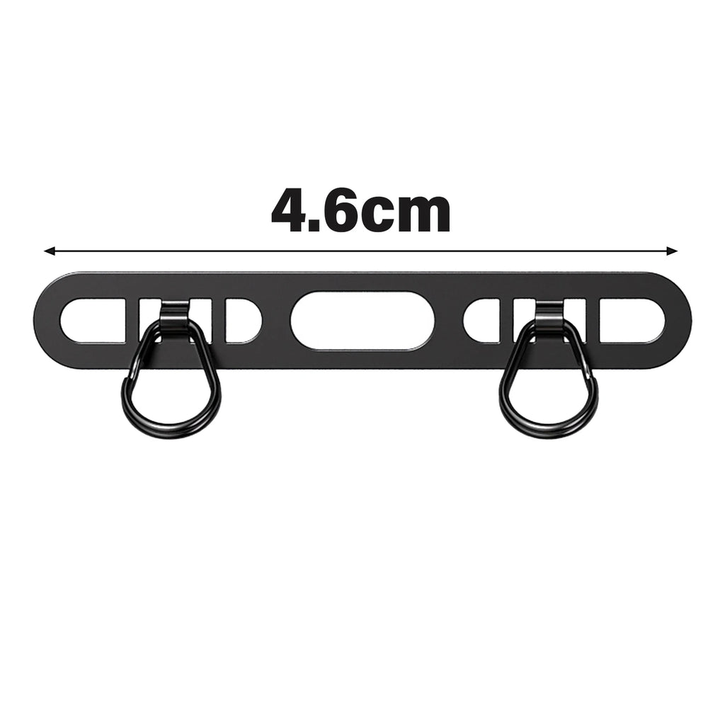 1/2/3Pcs Metal Phone Lanyard Side Hanging Patch For iPhone Stainless Steel Clip Double Buckle Phone Straps Gasket Connect Piece