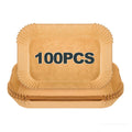 50/100Pcs Air Fryer Liners Disposable for Ninja FG551/DG551/IG651/ Foodi Smart XL Indoor Grill, Unbleach Parchment Paper Sheet