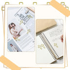 20/50 PCS Gold Cross Bible Paper Clips - Versatile Bible Study Supplies, Also Great as Journaling Paper Clips and Bookmarks