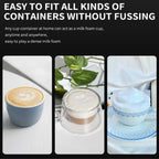 Handheld Egg Beater Froth Mixer Kitchen Stainless Steel Automatic Electric Coffee Milk Foaming Mixer Kitchen Whisk Tools