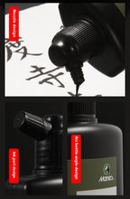 Professional Traditional Black Liquid Ink Chinese Calligraphy Sumi Painting Water-Based Drawing Ink for Writing Art Creation
