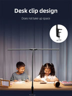 Double Head LED Desk Lamps Led Computer Monitor Light Stepless Dimmable USB Table Lamp for Office Study Reading Lighting Fixture