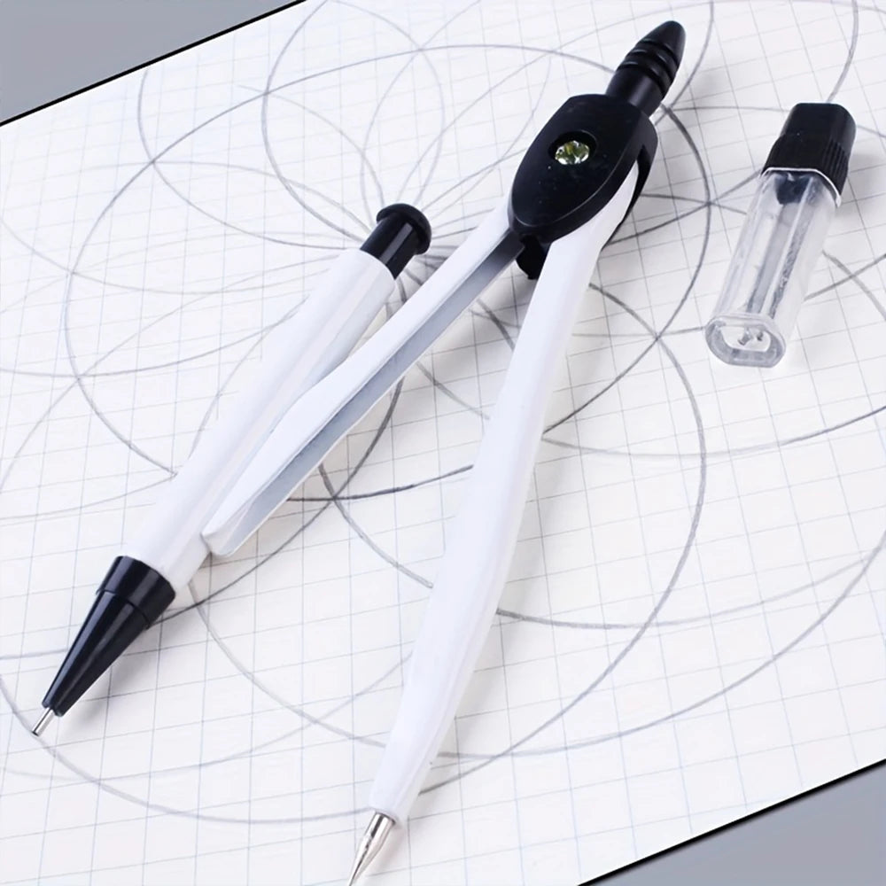 Creative Minimalist Exam Compass Set for Office Drawing, Math Teaching & Industrial Design