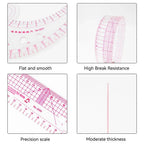 Clear Metric Flexible French Curve Ruler Practical Tailoring Template For Dressmaking Pattern Drafting DIY Sewing Projects