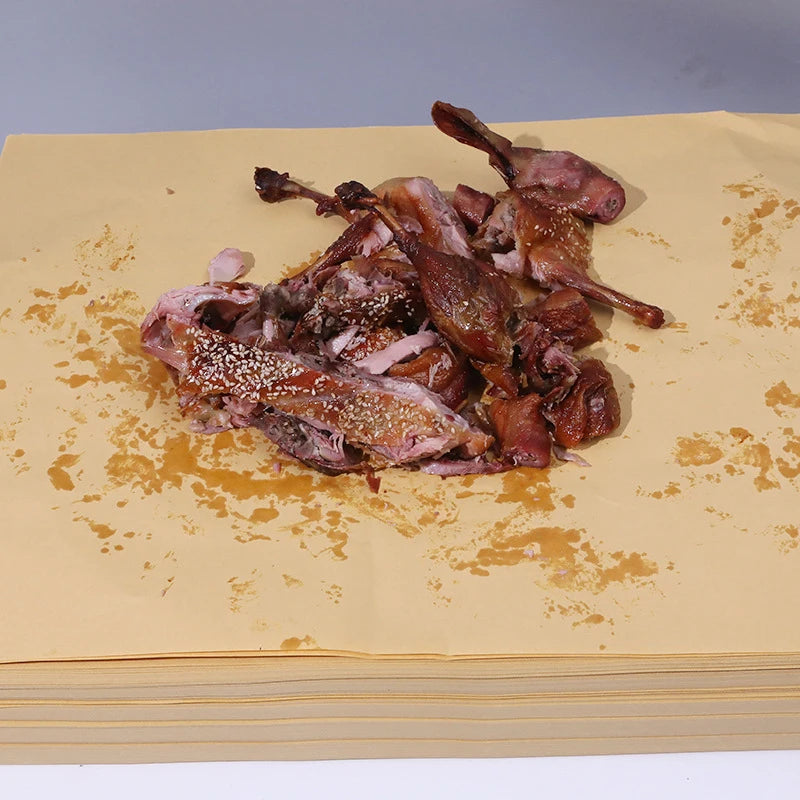 50/100Pcs Parchment Paper Baking Sheets Non-Stick Precut Baking Parchment Baking Paper Will Not Curl Burn Wax Paper