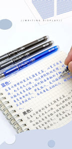 26 Pcs/Set Kawaii Erasable Pens 0.38mm Gel Pen Waterproof Gel Ink Stationery School Writing supplies for Notebook Office Student