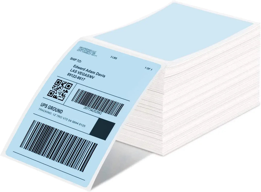 500 Pcs Thermal Shipping Waybill Label Stickers 4x6 A6 For Phomemo Pm-241bt D520bt 246s Portable Labeler Printer Mailing