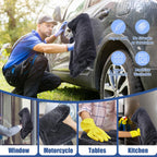AUTOBRIGHT Microfiber 60*90cm 1300gsm One Wipe Drying Towel Car Wash Cloth Premium Cloth Thicken Soft Professional Car Cleaning