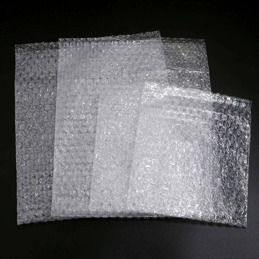 10-30Pcs/Lot 18x20/25x30cm Plastic Wrap Envelope White Bubble Mailer Packing Bags Clear Shockproof Shipping Packaging Bag Film