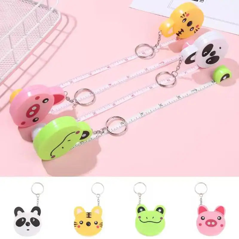 1.5M Soft Tape Measure Tailor's Tape With Snap Fasteners Body Measuring Double-sided Ruler For Needlework Sewing Tool NEW