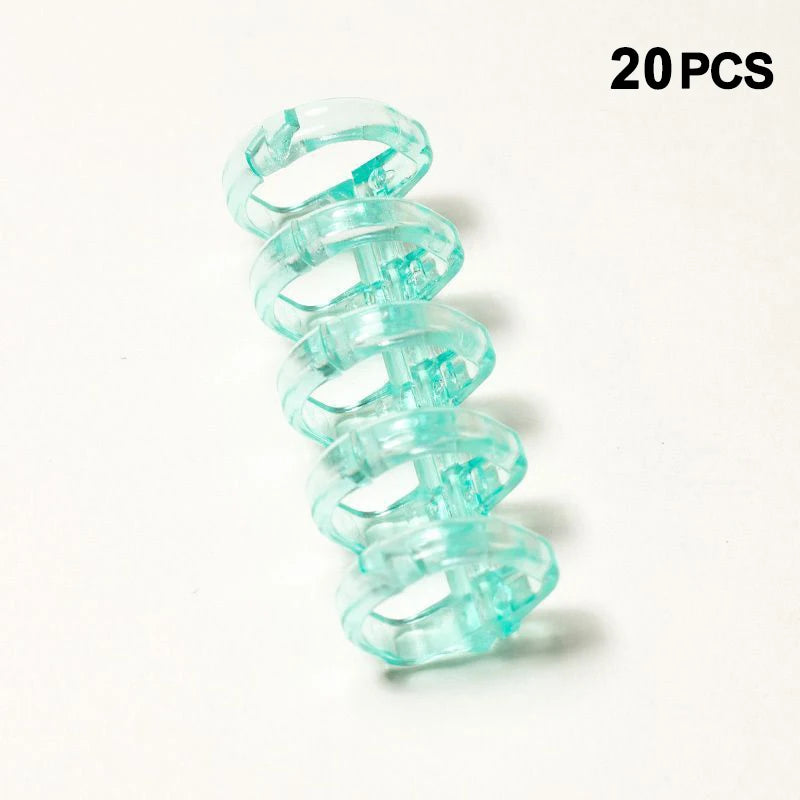 New 20Pcs Binder Buckle Loose-Leaf Book Accessories Binding Ring Buckle 5 Holes Not Uncomfortable Homemade Diy Punch Loose-Leaf