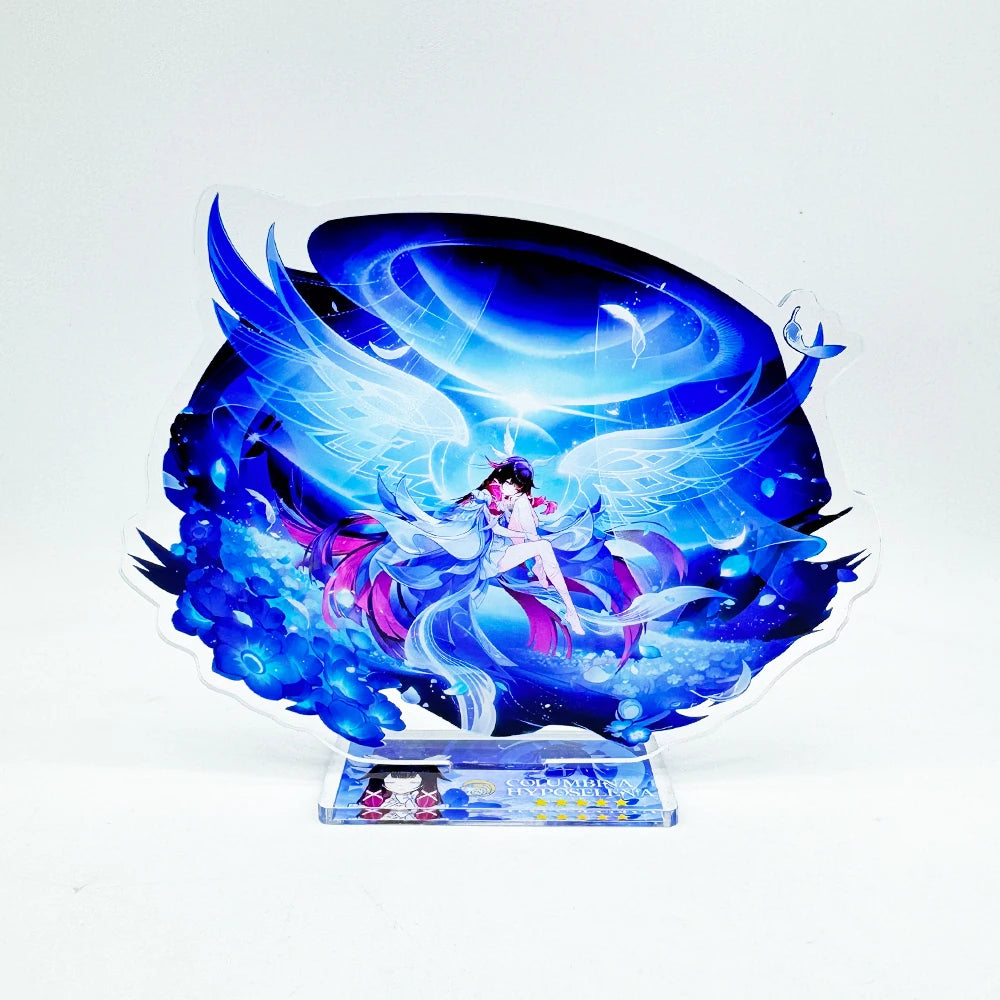 Odette Lohen Flins Durin Mavuika Columbina Xiao Arlecchino Acrylic Anime Model Furina Collect Desktop Decoration Keychains Gift