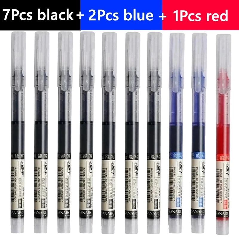 3/10/50/100PCS Color Gel Pens set,0.5mm Fine Tip Ballpoint Pen for Drawing Pens for Writing Office Accessories Back To School