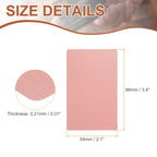 10/25/50Pcs Metal Business Cards Colored Finish Aluminum Blank Laser Engraving DIY Cards CNC Engraving Sheets for House Office