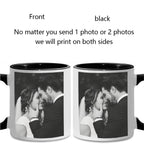Personalized Photo Mug, Customize Family, Kids, Lovers, Logo, Text, Dog, Cat, Photos Mugs, Tea Milk Cup, Mother's Day Gift