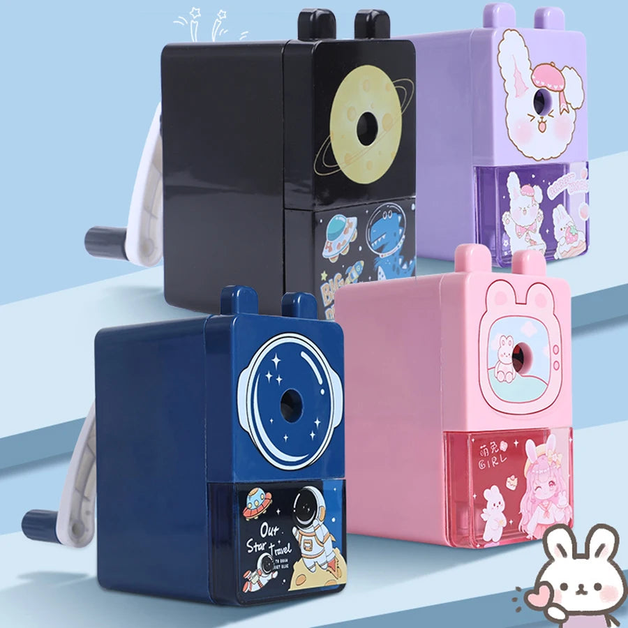 Multi-Function Kawaii Cute Cartoon Pencil Sharpener for Colored Pencils for School Office Stationery