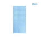 Light Blue Disposable Tableware Set Paper Plates Cups Napkins For Boy Baby Shower Kids Birthday Party Decorations Supplies