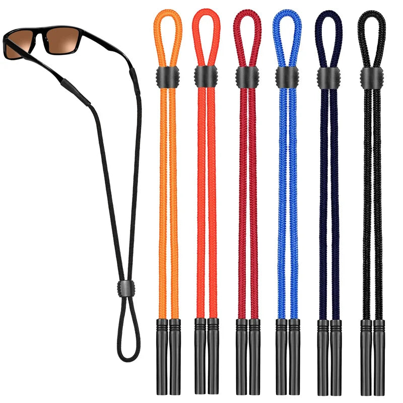 Viewring 1/5pcs Sports Eyeglass Strap Sunglass Holder Men Women Eyewear Retainer with Adjustable Buckles Reading Glasses Chain
