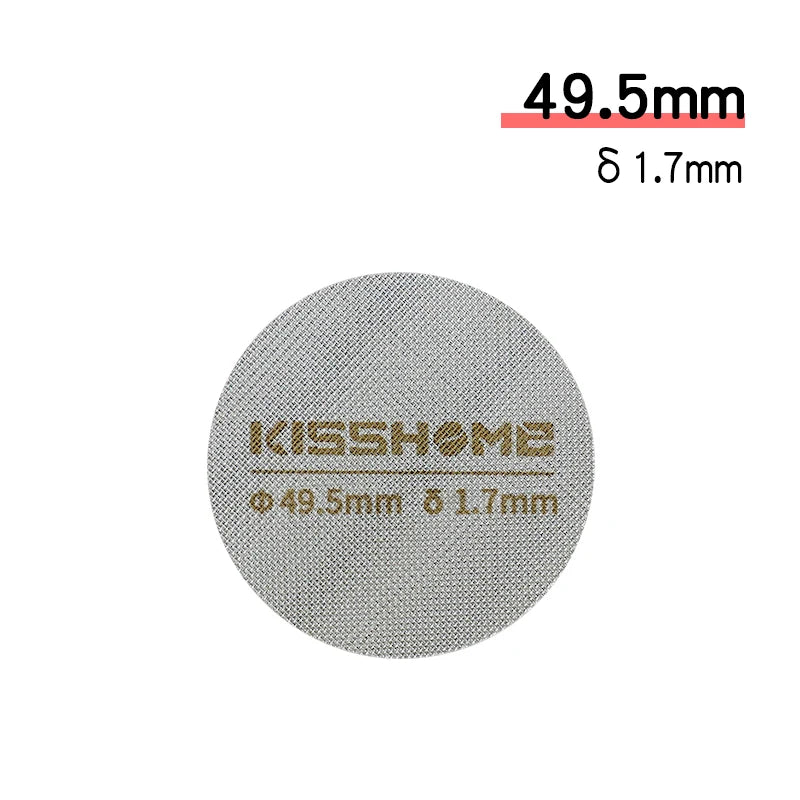 Coffee Puck Screen Fit 51mm 53.5mm 58.5mm Reusable Ground Filter Mesh Heat Resistant Metal For Espresso Accessories Barista Tool