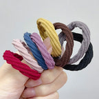 50PCS/Set Colorful Seamless Elastic Hair Bands For Women Girls Pongtail Holder Hair Tie Rubber Band Hairband Hair Accessories
