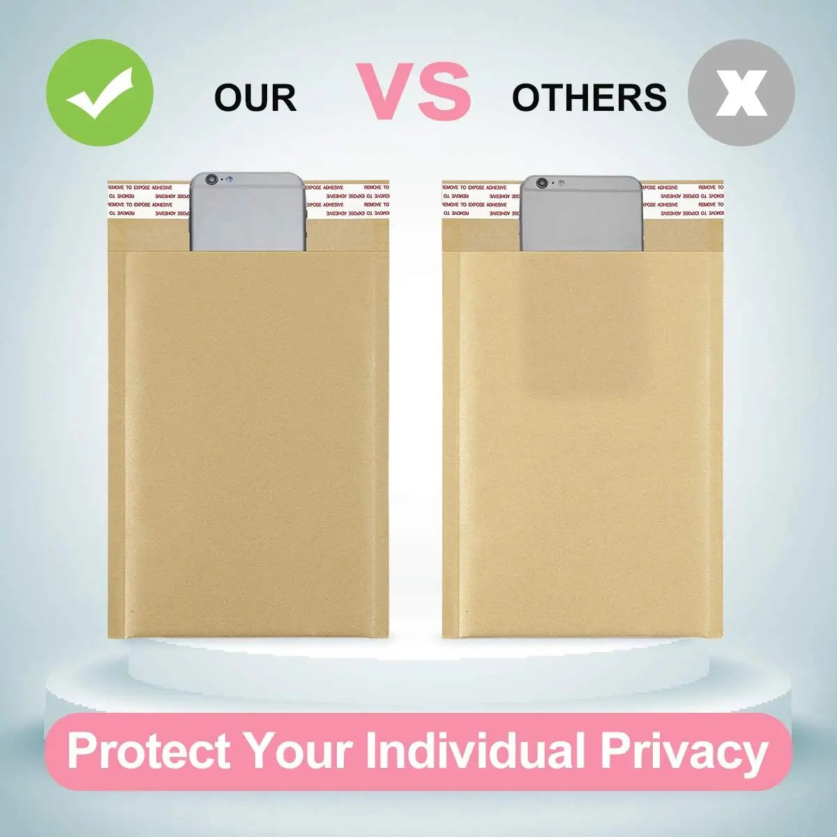 50/40/30/20/10X Kraft Bubble Mailers Envelopes Bags Yellow Seal Adhesive Shipping Bag Waterproof Mailing Business Gift Packaging