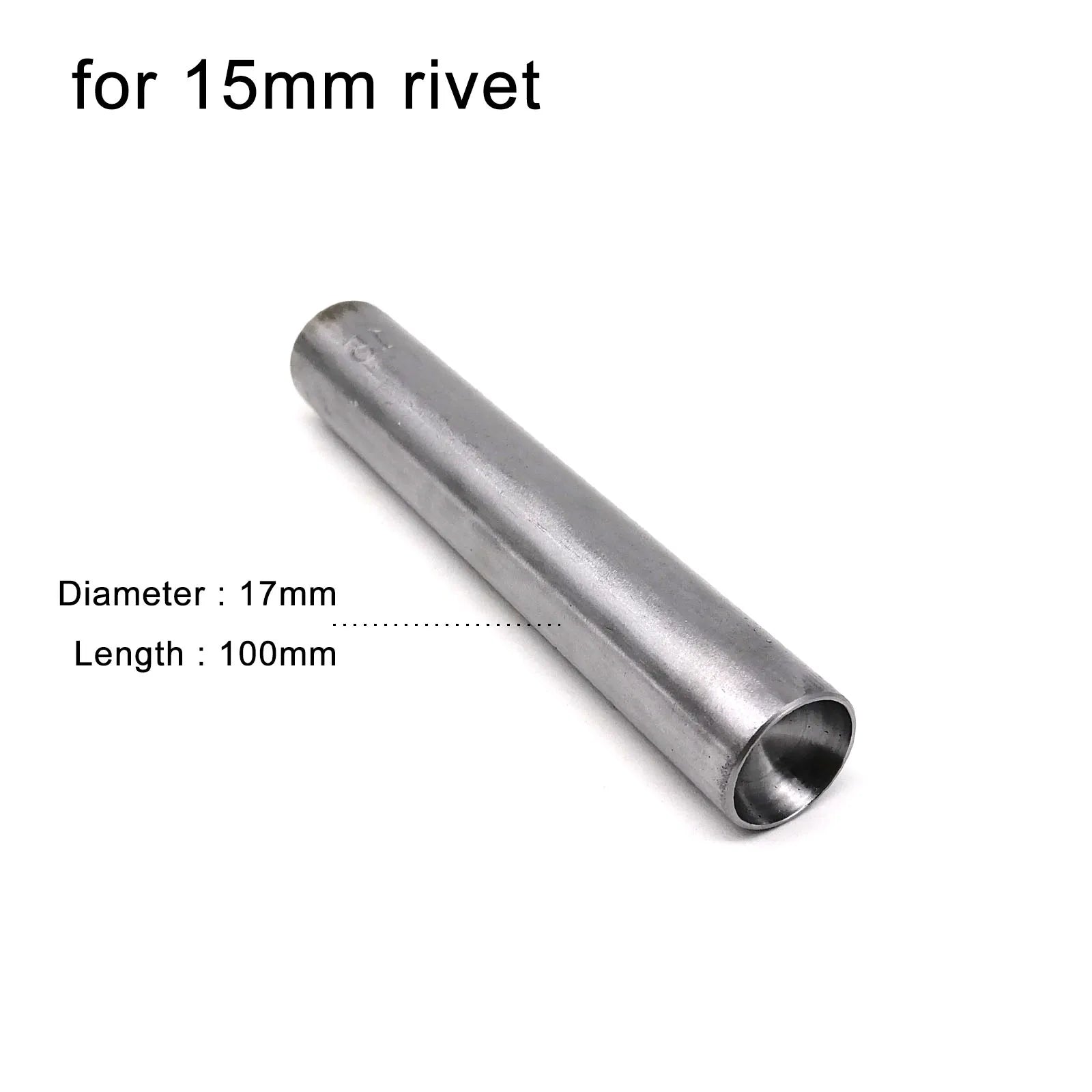 3mm to 15mm Dia Rivet Punch Tool Rod for Metal Decorative Mushroom Domed Semi Ball Half Round Nailhead Spike Stud DIY 45# Steel