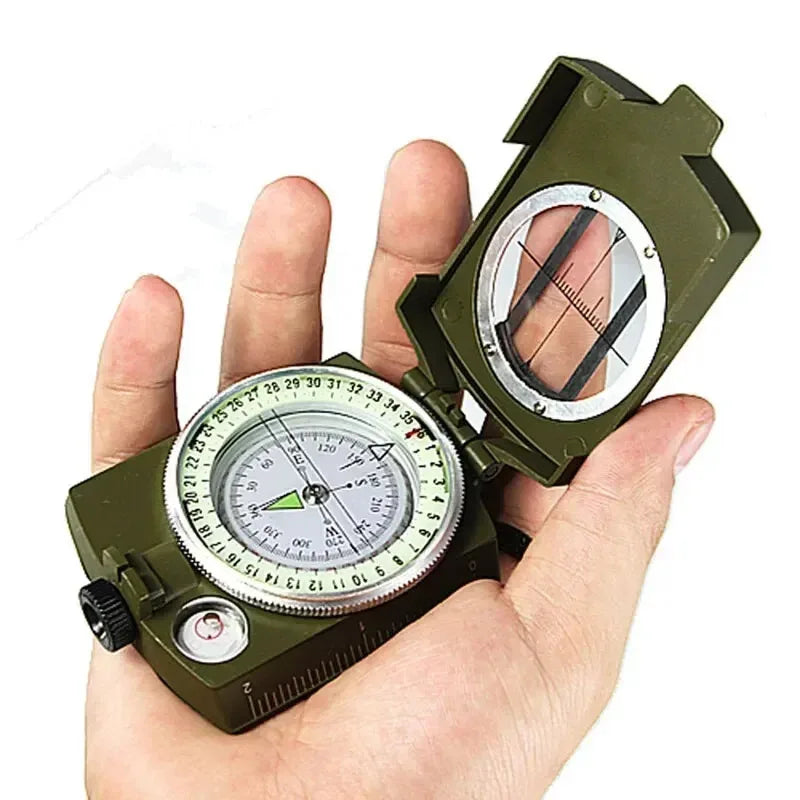 High Precision Compass Professional Outdoor Camping Multifunctional Military Green Precise Geological Tactical Compass
