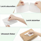 4x6 Inch Foldable Shipping Label Paper, Commercial Grade, Compatible with Direct Thermal Printers, Self-Adhesive Mailing Sticker