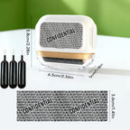 A005 Large Roller Privacy Stamp, Identity Theft Protection & Confidentiality Guard, with 3 Refill Inks