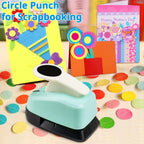 Circle Cutters Paper Hole Punch Cutter Tool Set 2 inch 50mm 38mm 25mm 16mm 9mm Circle Shapes Hole for card making scrapbooking