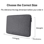 Waterproof Portable Laptop Sleeve Bag Cover 11 12 13 14 15 15.6 Inch for Macbook Huawei Xiaomi HP Dell Lenovo Laptop Sleeve