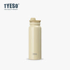 TYESO Thermos Bottle Car Insulated Flask Water Tumbler for Outdoor Sports Travel Vacuum Flasks Stainless Steel Thermal Cup