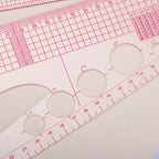 KRABALL Sewing Ruler Set Measure Patchwork Tailor French Curve Ruler for Fabric Drawing Template DIY Sewing Accessories Tool